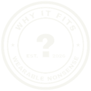 Why It Fits badge logo: Wearable Nonsense, est. 2026